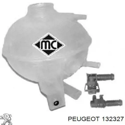 Zbiorniczek wyrównawczy układu chłodzenia Peugeot/Citroen 132327 cena, od 38,47 USD