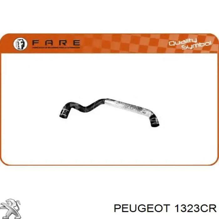 Do koszyka 1323CR Peugeot/Citroen Przewód (króciec) układu chłodzenia