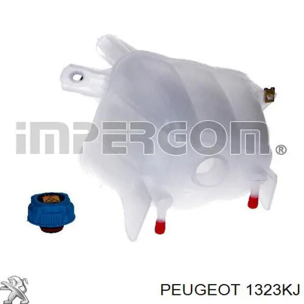 Do koszyka 1323KJ Peugeot/Citroen Zbiorniczek wyrównawczy układu chłodzenia