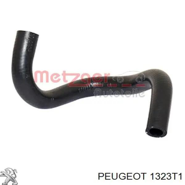 Do koszyka 1323T1 Peugeot/Citroen Przewód (króciec) pompy wodnej odbiorczy