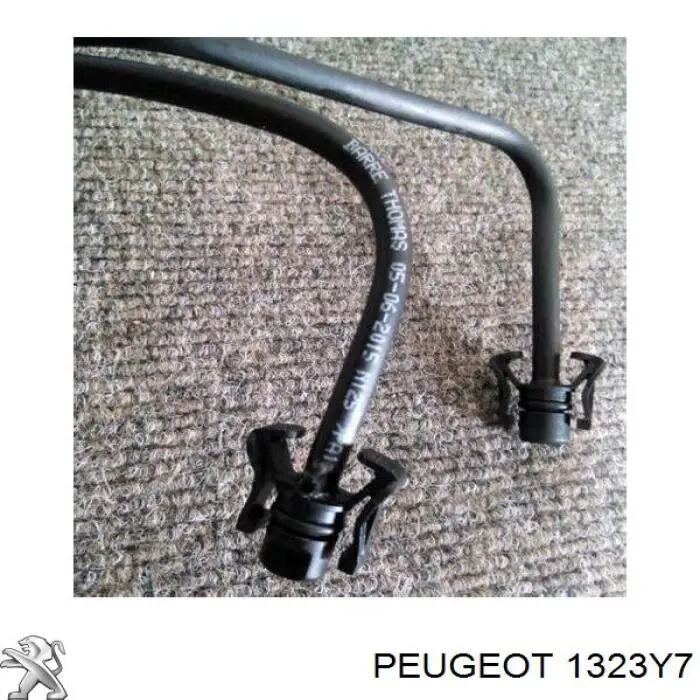 Przewód zbiornika wyrównawczego górny Peugeot/Citroen 1323Y7 cena, od 28,35 USD