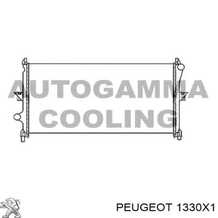 Chłodnica silnika Peugeot/Citroen 1330X1 cena, od 193,56 USD
