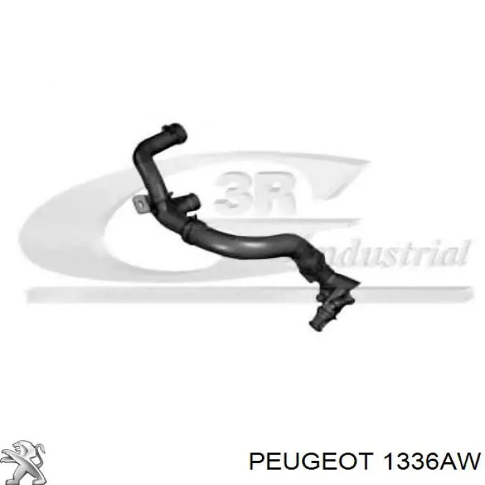 1336AW Peugeot/Citroen Przewód (króciec) układu chłodzenia