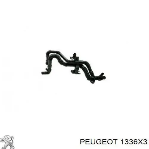 1336X3 Peugeot/Citroen Przewód (króciec) pompy wodnej odbiorczy
