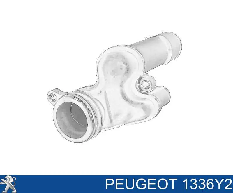 1336Y2 Peugeot/Citroen Kołnierz układu chłodzenia (trójnik)