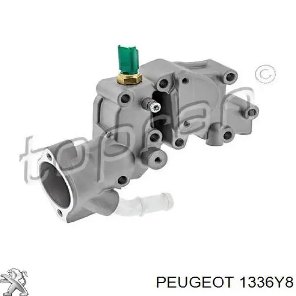 1336Y8 Peugeot/Citroen Obudowa termostatu