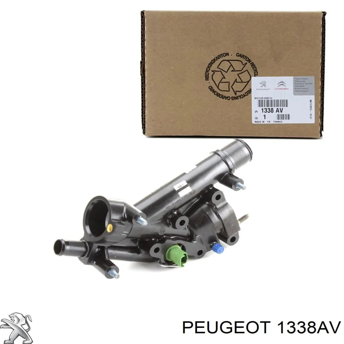 Obudowa termostatu Peugeot/Citroen 1338AV cena, od 38,05 USD