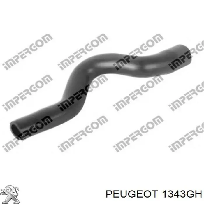 Przewód (króciec) chłodnicy górny Peugeot/Citroen 1343GH cena, od 11,27 USD
