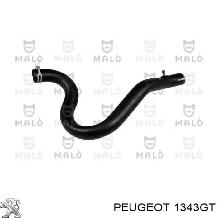 Przewód (króciec) chłodnicy górny Peugeot/Citroen 1343GT cena, od 72,99 zł