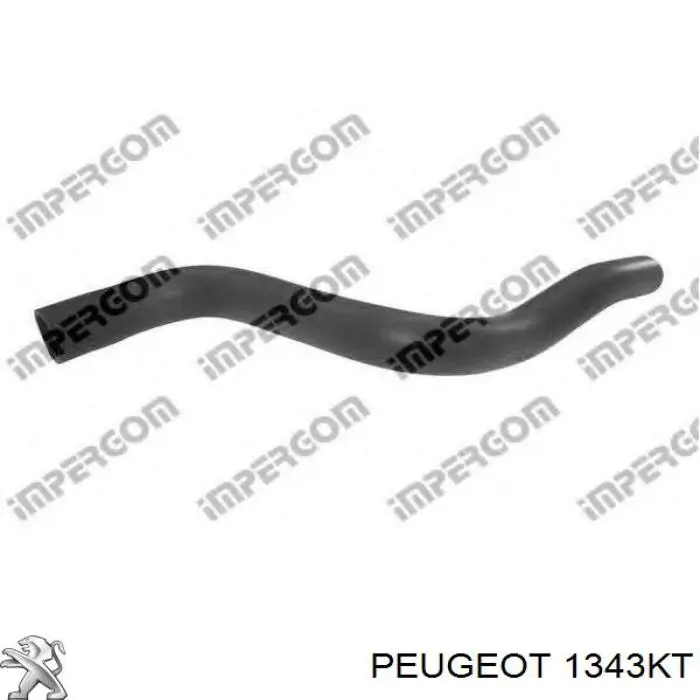 Do koszyka 1343KT Peugeot/Citroen Przewód (króciec) chłodnicy górny