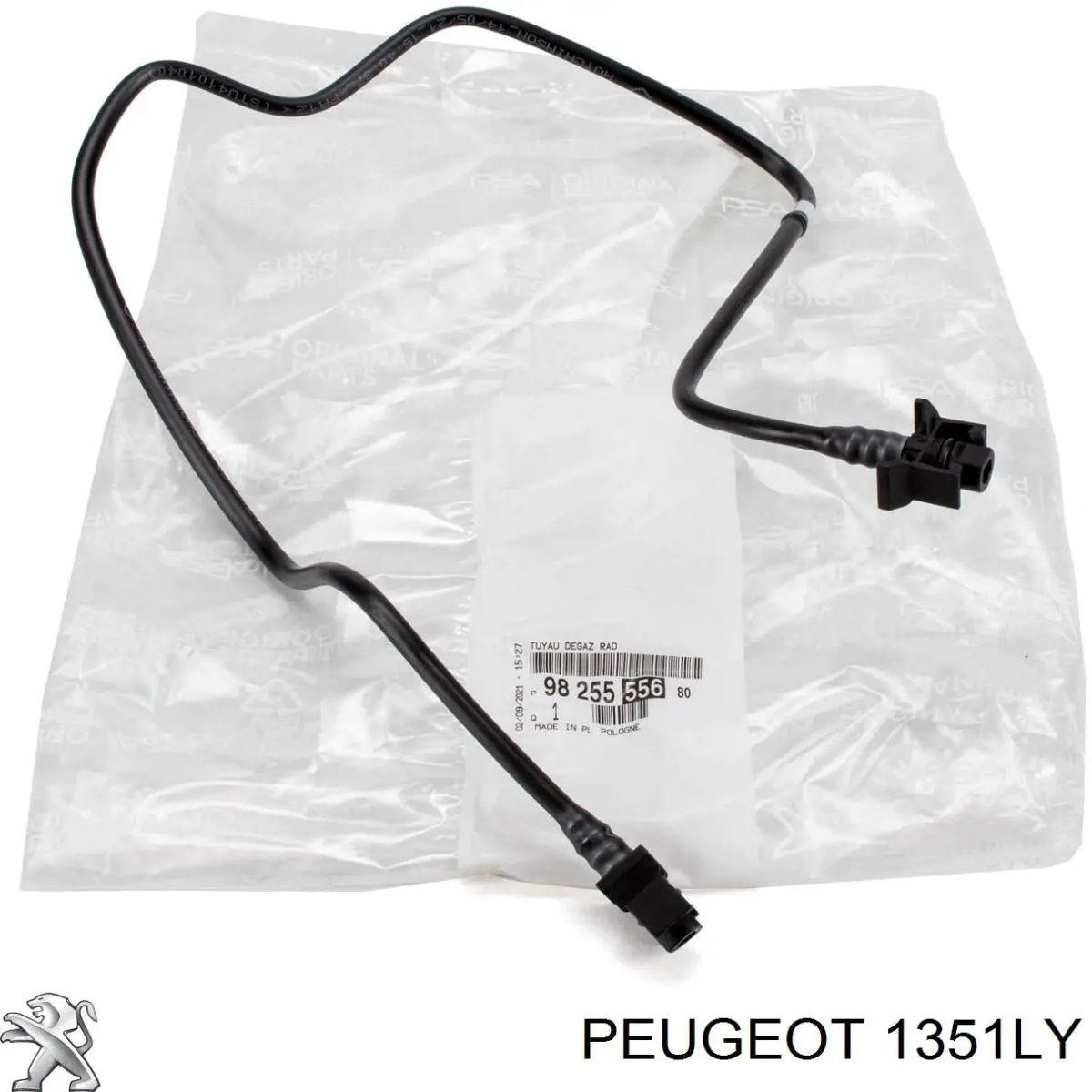 1351LY Peugeot/Citroen Przewód zbiornika wyrównawczego górny
