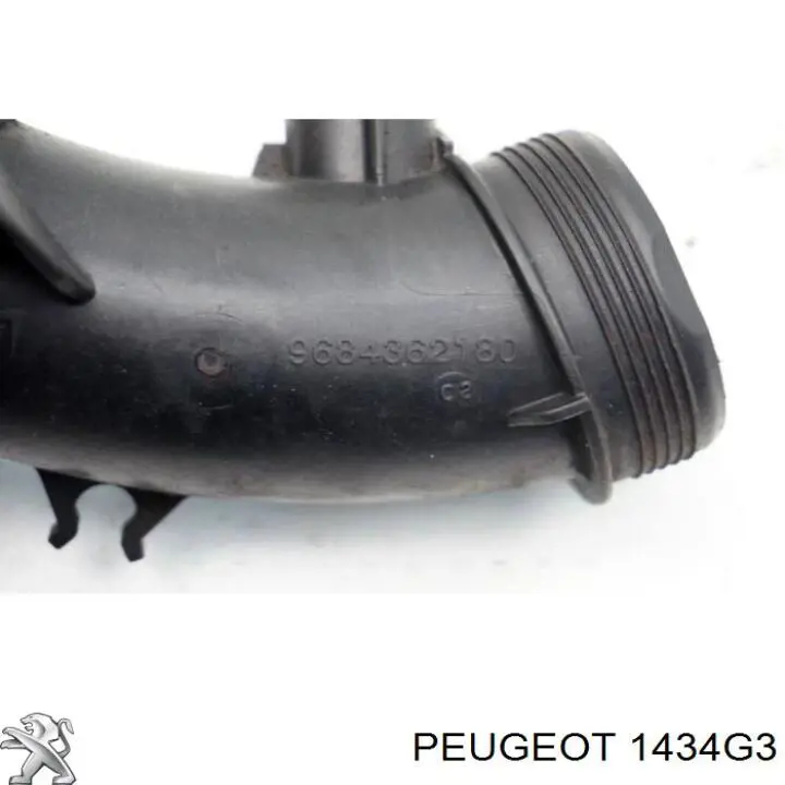 Do koszyka 1434G3 Peugeot/Citroen Króciec powietrza, wlot do turbiny (doładowanie)