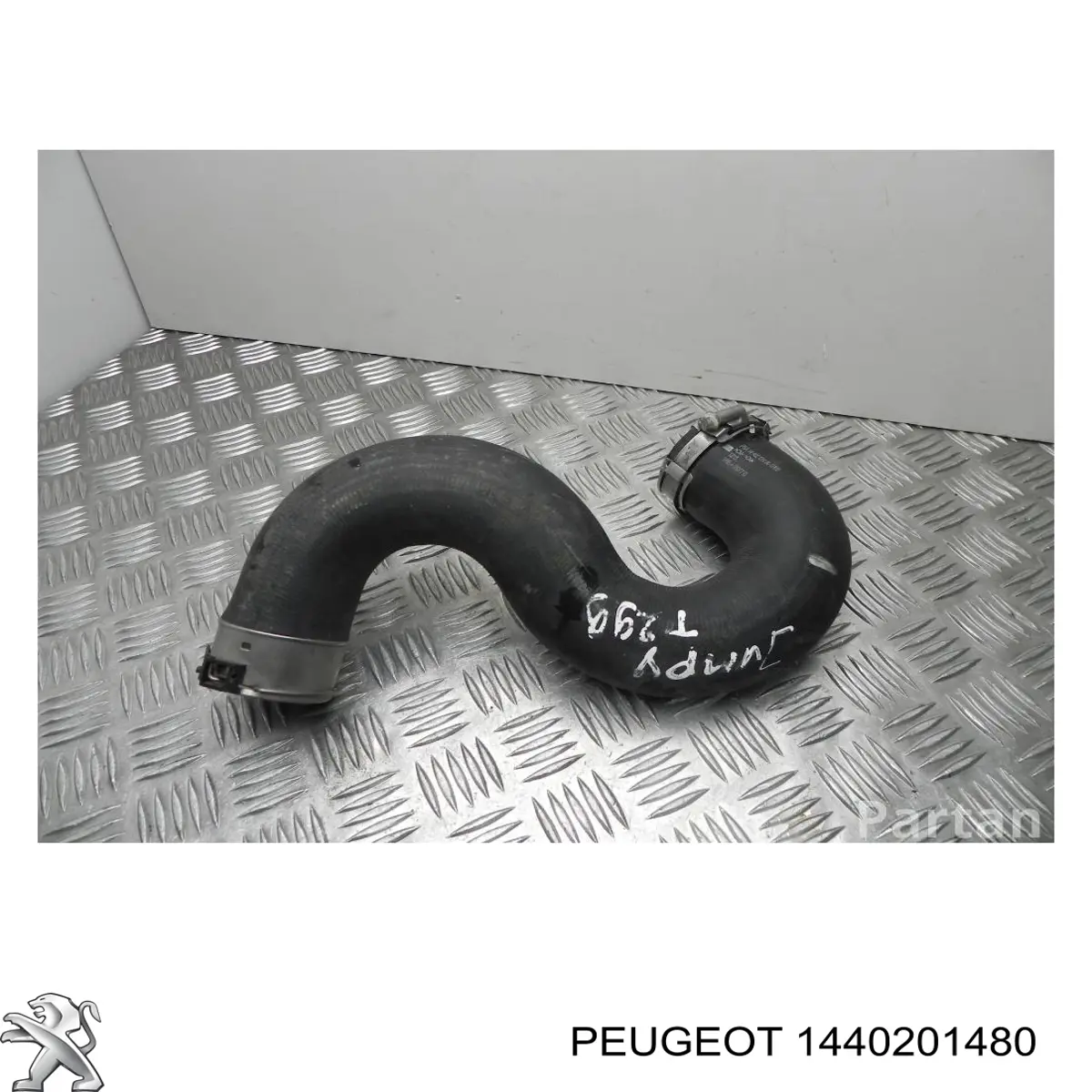 1440201480 Peugeot/Citroen Przewód (króciec) intercoolera