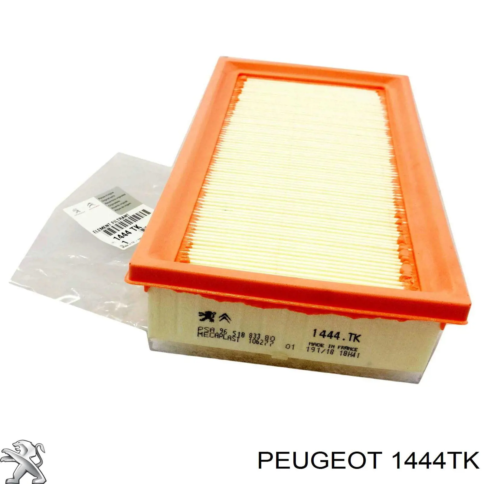 Do koszyka 1444TK Peugeot/Citroen Filtr powietrza