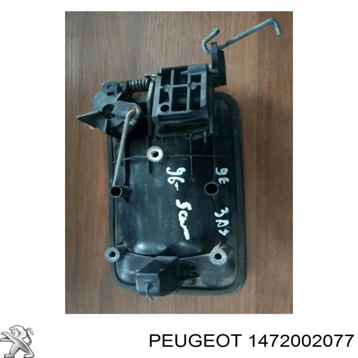 1472002077 Peugeot/Citroen Klamka drzwi tylnych skrzydłowych prawa zewnętrzna