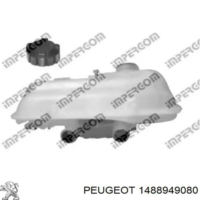 1488949080 Peugeot/Citroen Zbiorniczek wyrównawczy układu chłodzenia
