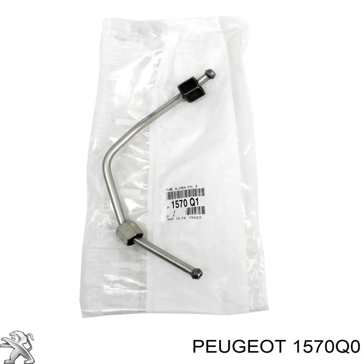 Rurka paliwa wtryskiwacza 2. cylindra Peugeot/Citroen 1570Q0 cena, od 14,74 USD