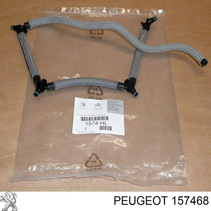 Rurka paliwa, zwrotna od wtryskiwaczy Peugeot/Citroen 157468 cena, od 18,34 USD