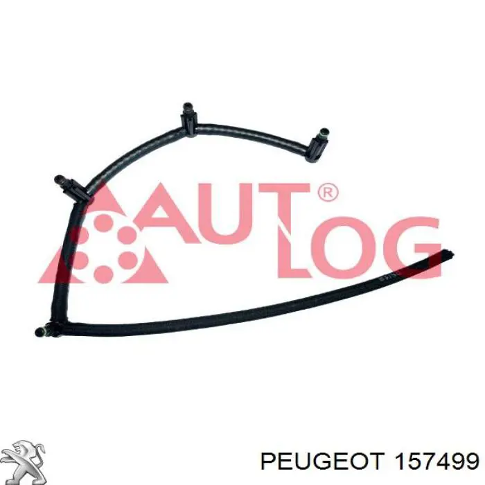 157499 Peugeot/Citroen Rurka paliwa, zwrotna od wtryskiwaczy