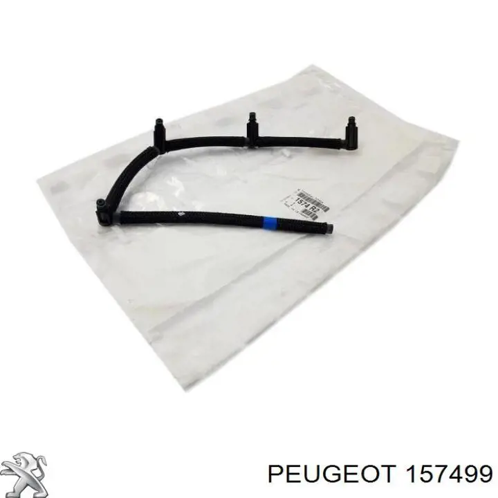 Rurka paliwa, zwrotna od wtryskiwaczy Peugeot/Citroen 157499