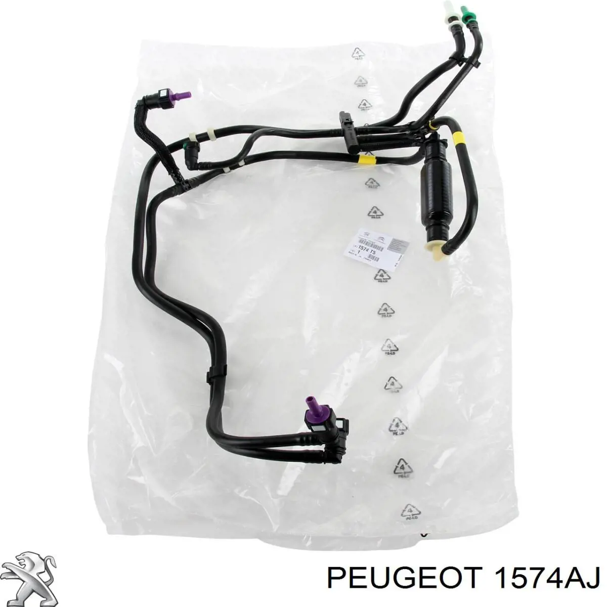Rurka paliwa, zwrotna od wtryskiwaczy Peugeot/Citroen 1574AJ cena, od 37,44 USD