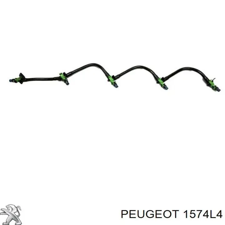 Do koszyka 1574L4 Peugeot/Citroen Rurka paliwa, zwrotna od wtryskiwaczy