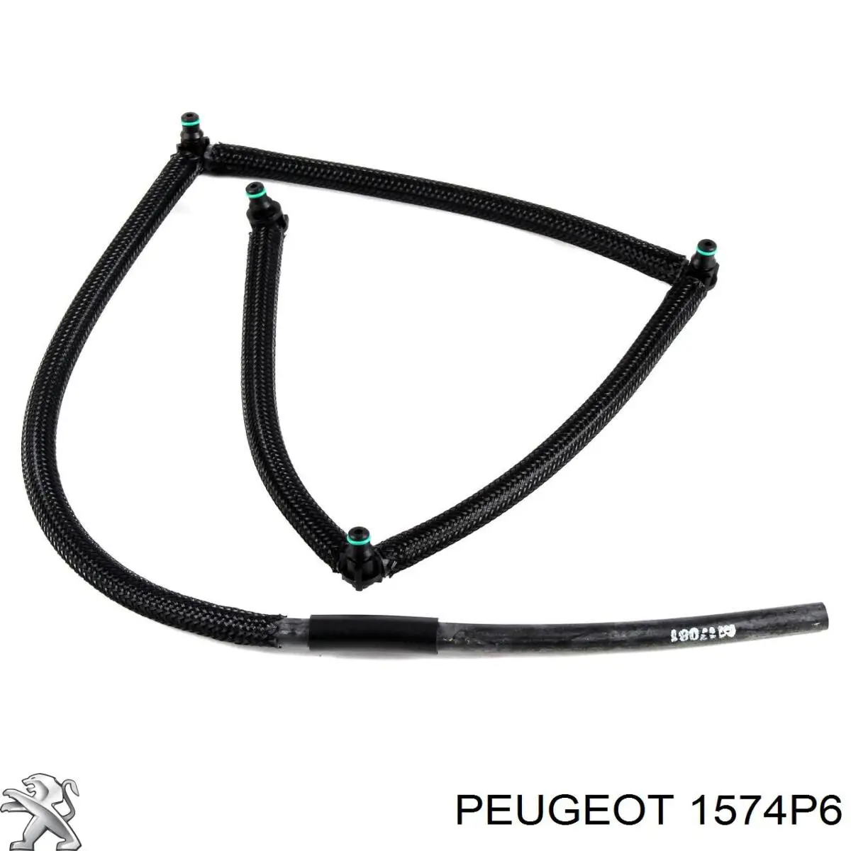 1574P6 Peugeot/Citroen Rurka paliwa, zwrotna od wtryskiwaczy