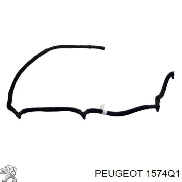 1574Q1 Peugeot/Citroen Rurka paliwa, zwrotna od wtryskiwaczy