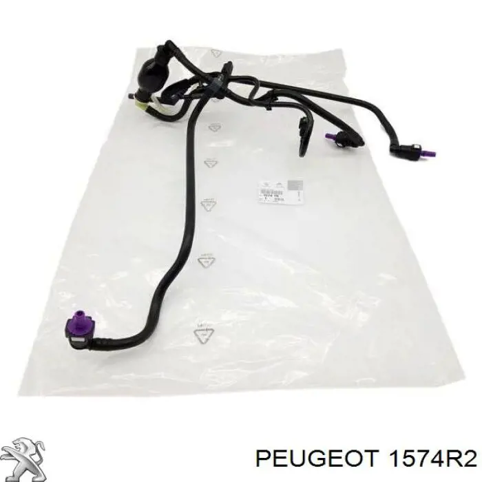 Rurka paliwa, zwrotna od wtryskiwaczy 1574R2 Peugeot/Citroen