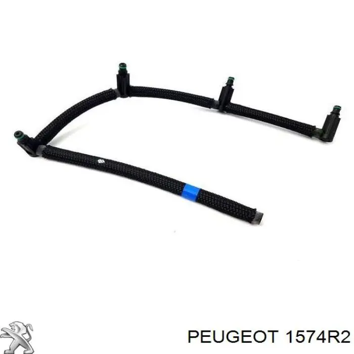 1574R2 Peugeot/Citroen Rurka paliwa, zwrotna od wtryskiwaczy
