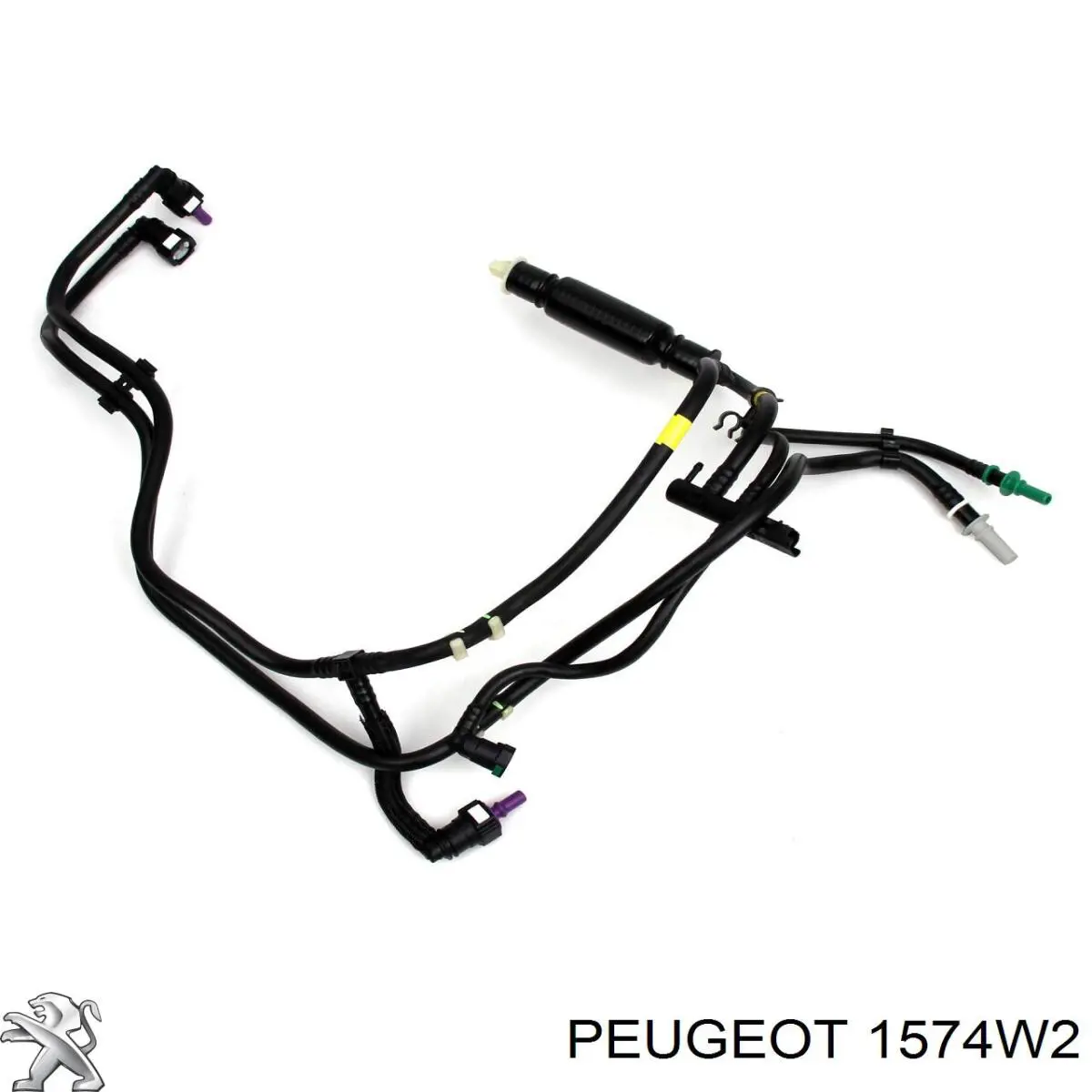 1574W2 Peugeot/Citroen Rurka paliwa, od filtra do pompy