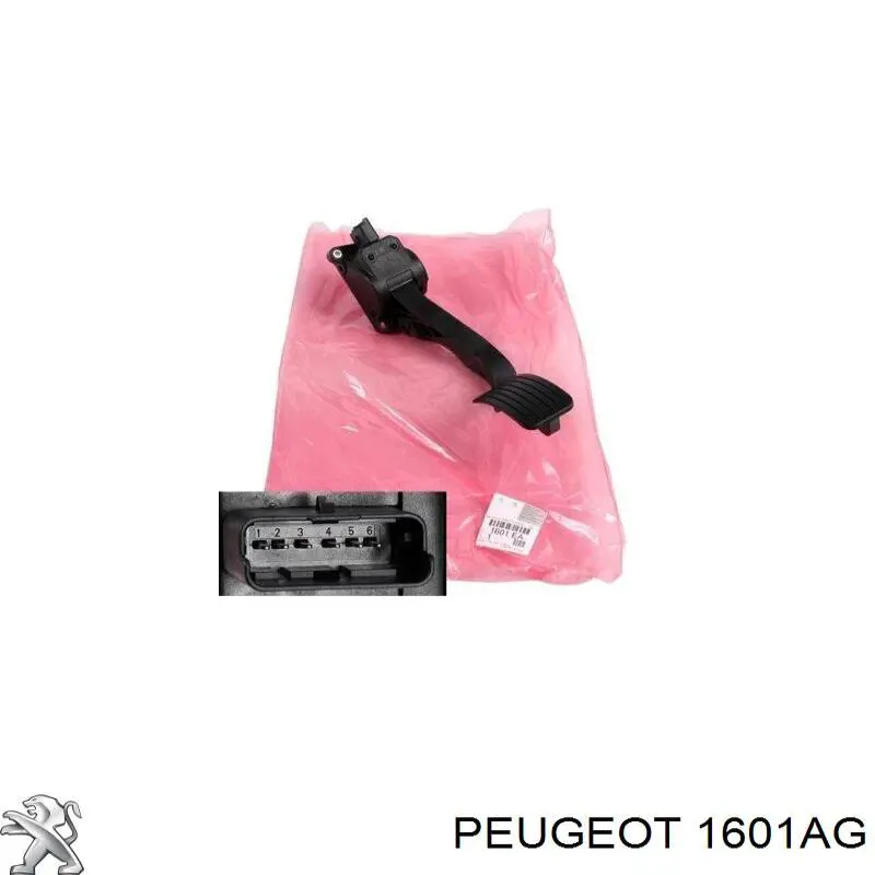 Pedał przyspieszenia (gazu) Peugeot/Citroen 00001601EA cena, od 49,67 USD
