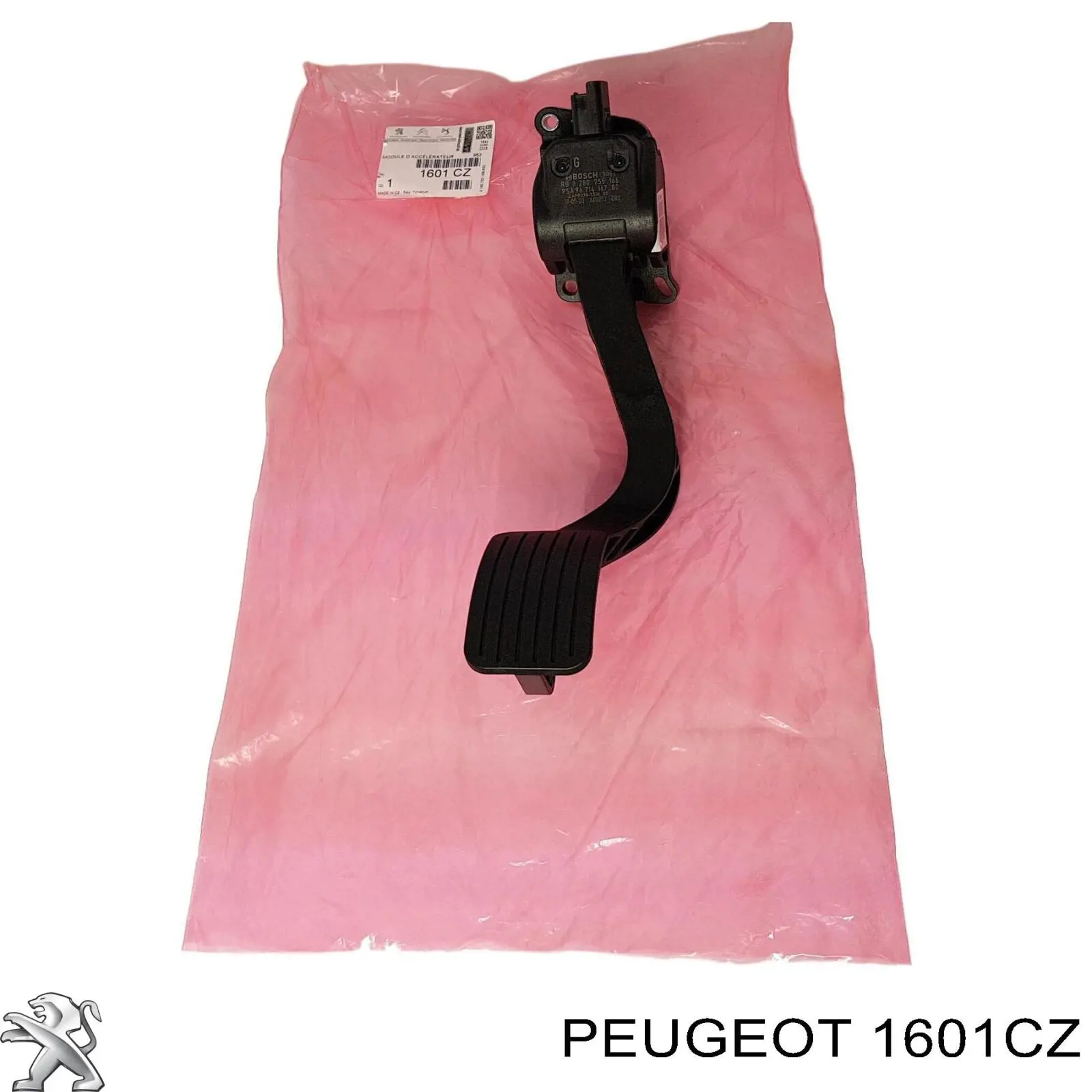 Do koszyka 00001601CZ Peugeot/Citroen Pedał przyspieszenia (gazu)
