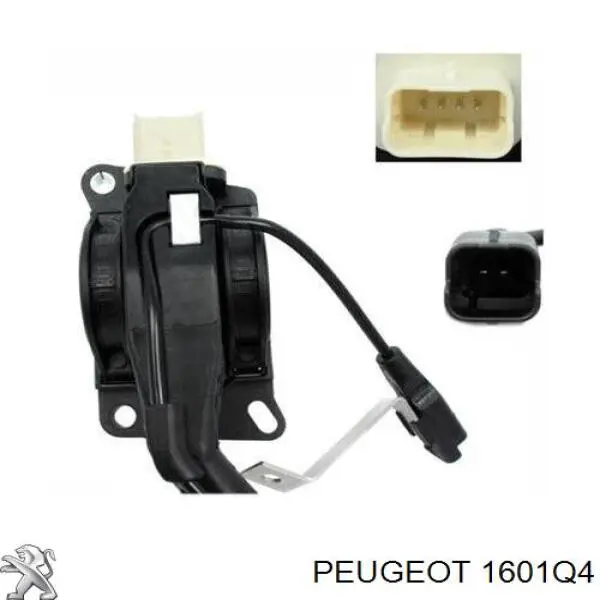Pedał przyspieszenia (gazu) Peugeot 407 sedana (6D) (2004 - 2011) cena, od 88,40 USD
