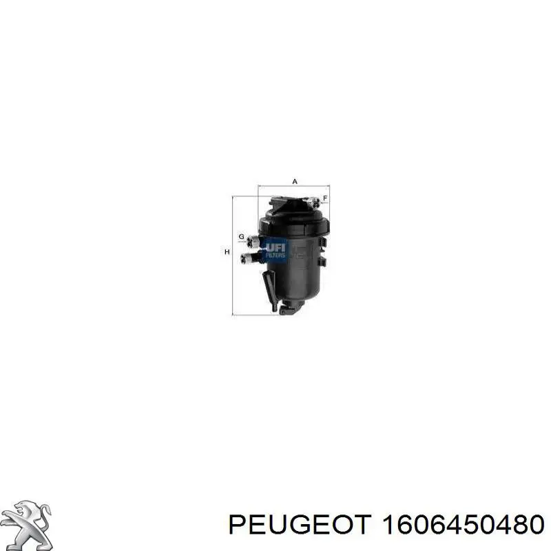 Obudowa filtra paliwa 1606450480 Peugeot/Citroen