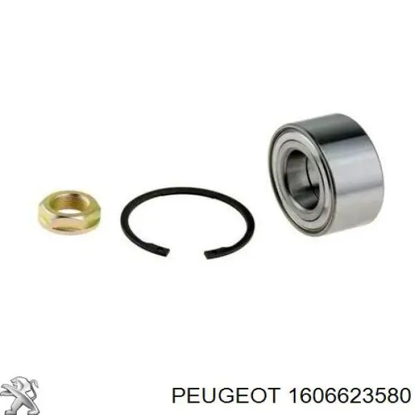 Do koszyka 1606623580 Peugeot/Citroen Łożysko piasty przedniej