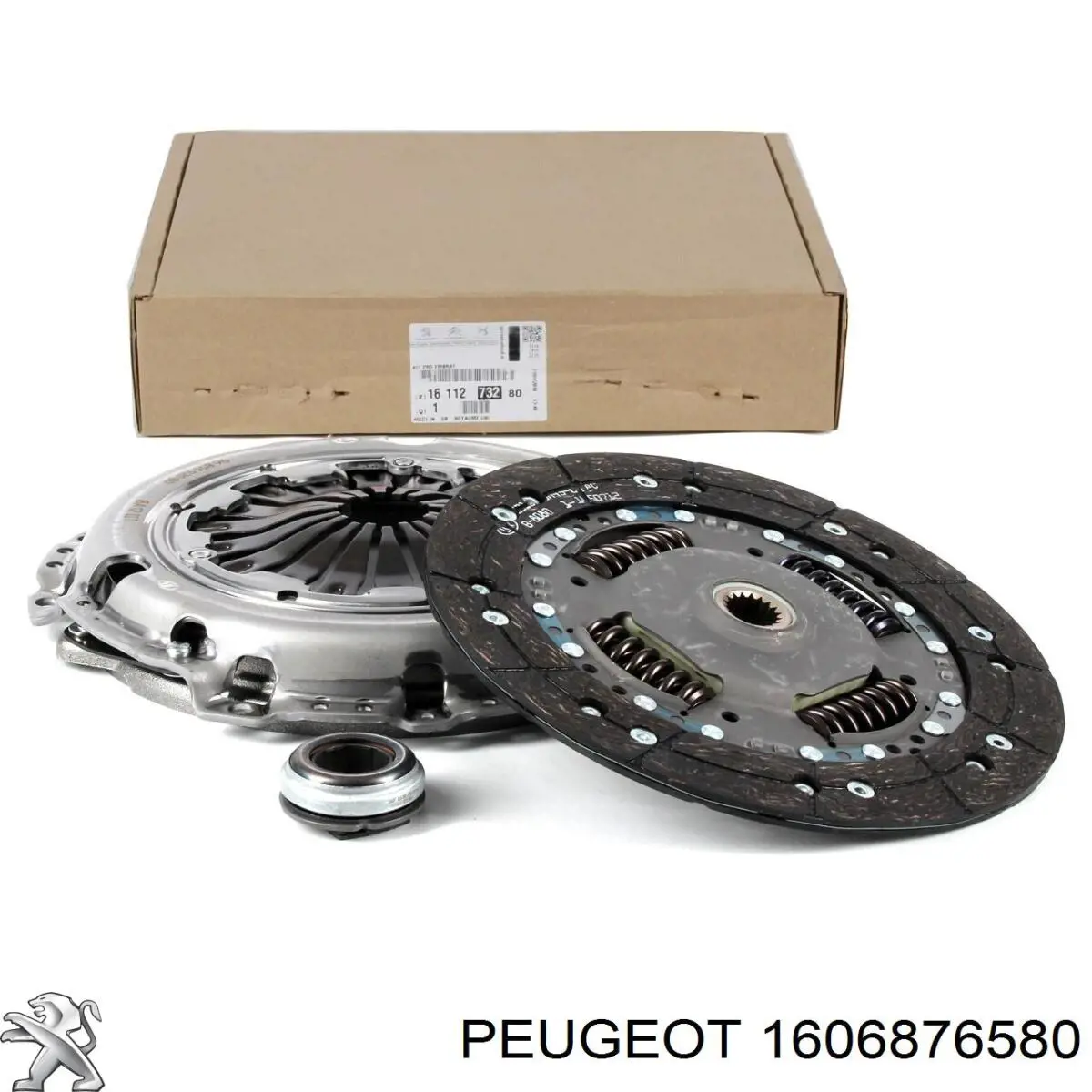 1606876580 Peugeot/Citroen Zestaw sprzęgła (3 części)