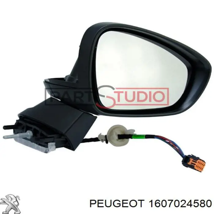 1607024580 Peugeot/Citroen Lusterko wsteczne prawe