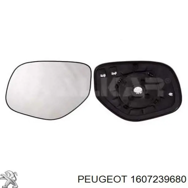 1607239680 Peugeot/Citroen Lusterko wsteczne lewe