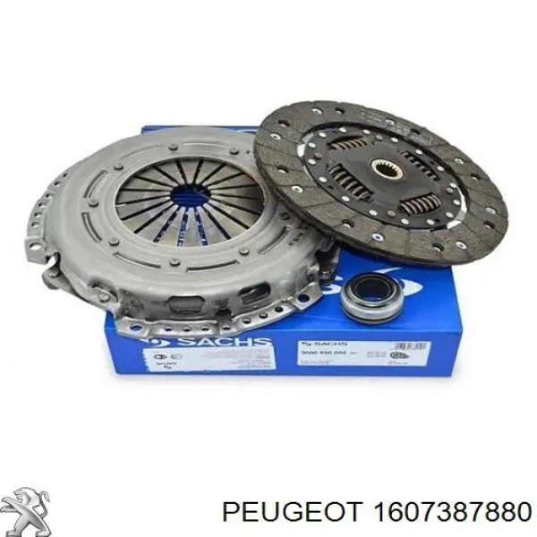 1607387880 Peugeot/Citroen Zestaw sprzęgła (3 części)