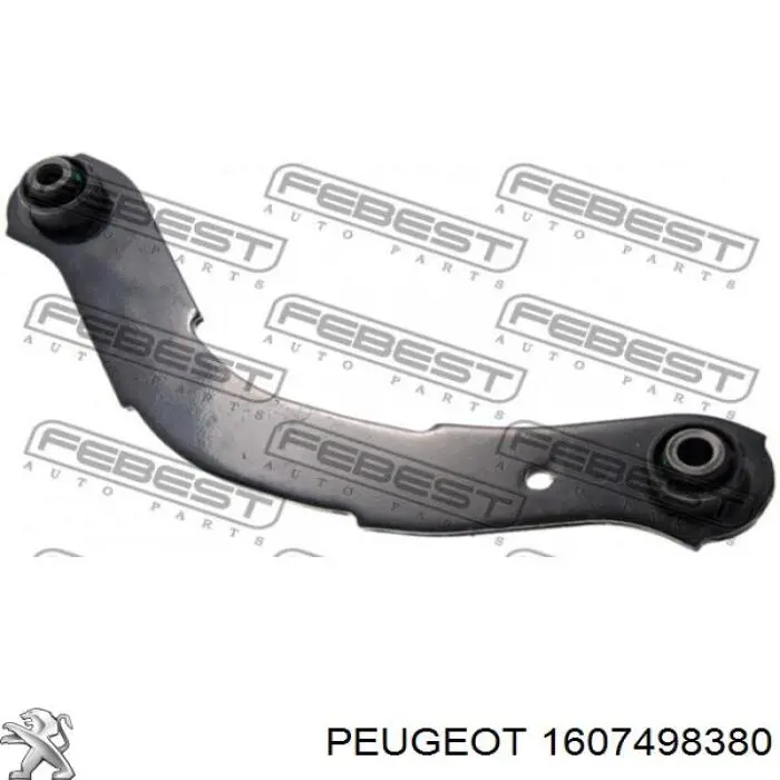 Do koszyka 1607498380 Peugeot/Citroen Wahacz zawieszenia tylnego górny lewy/prawy