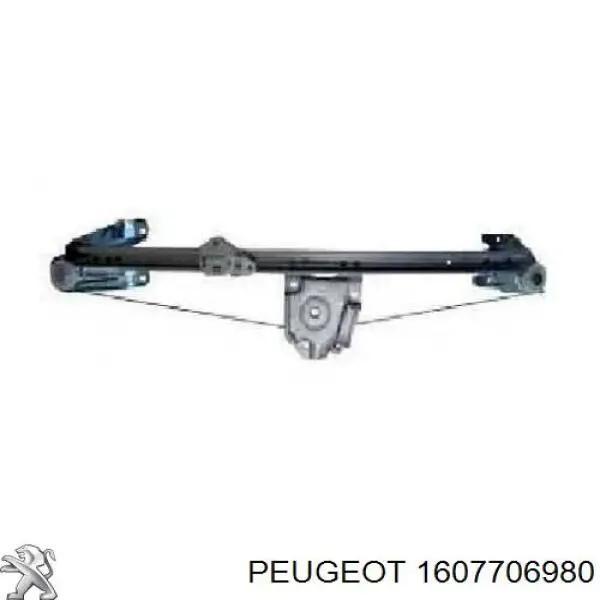 Do koszyka 1607706980 Peugeot/Citroen Mechanizm podnoszenia szyby drzwi przednich lewych