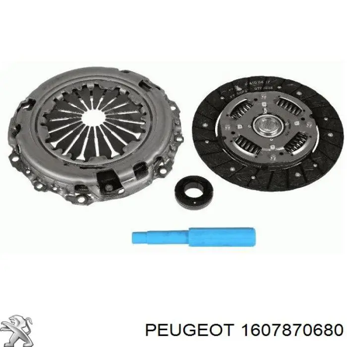Do koszyka 1607870680 Peugeot/Citroen Zestaw sprzęgła (3 części)