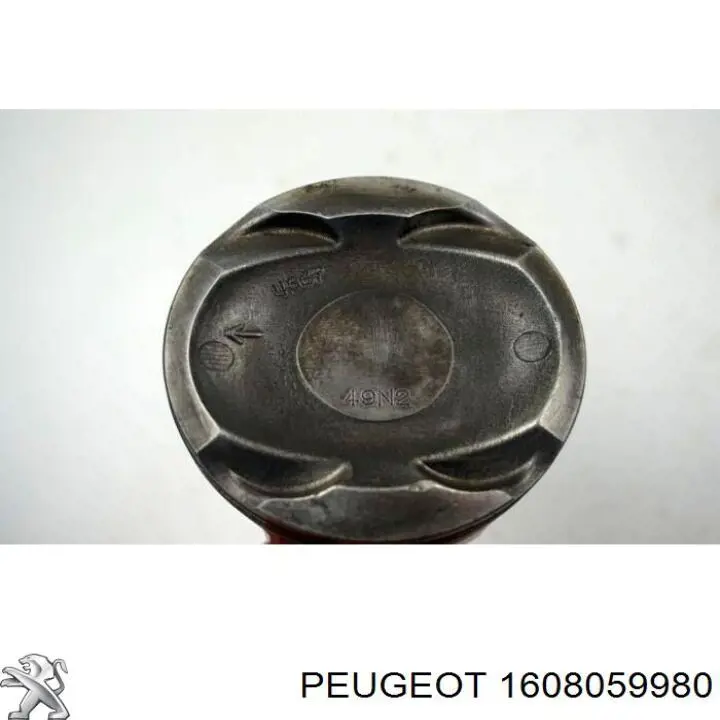 Tłok, komplet do jednego cylindru, STD 1608059980 Peugeot/Citroen