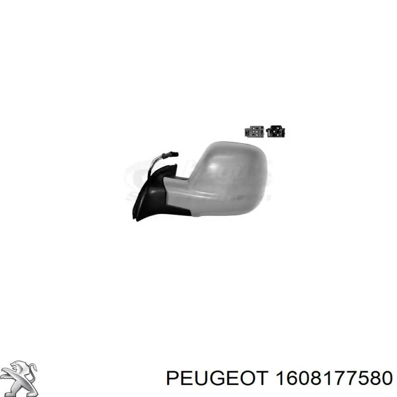 1608177580 Peugeot/Citroen Lusterko wsteczne lewe