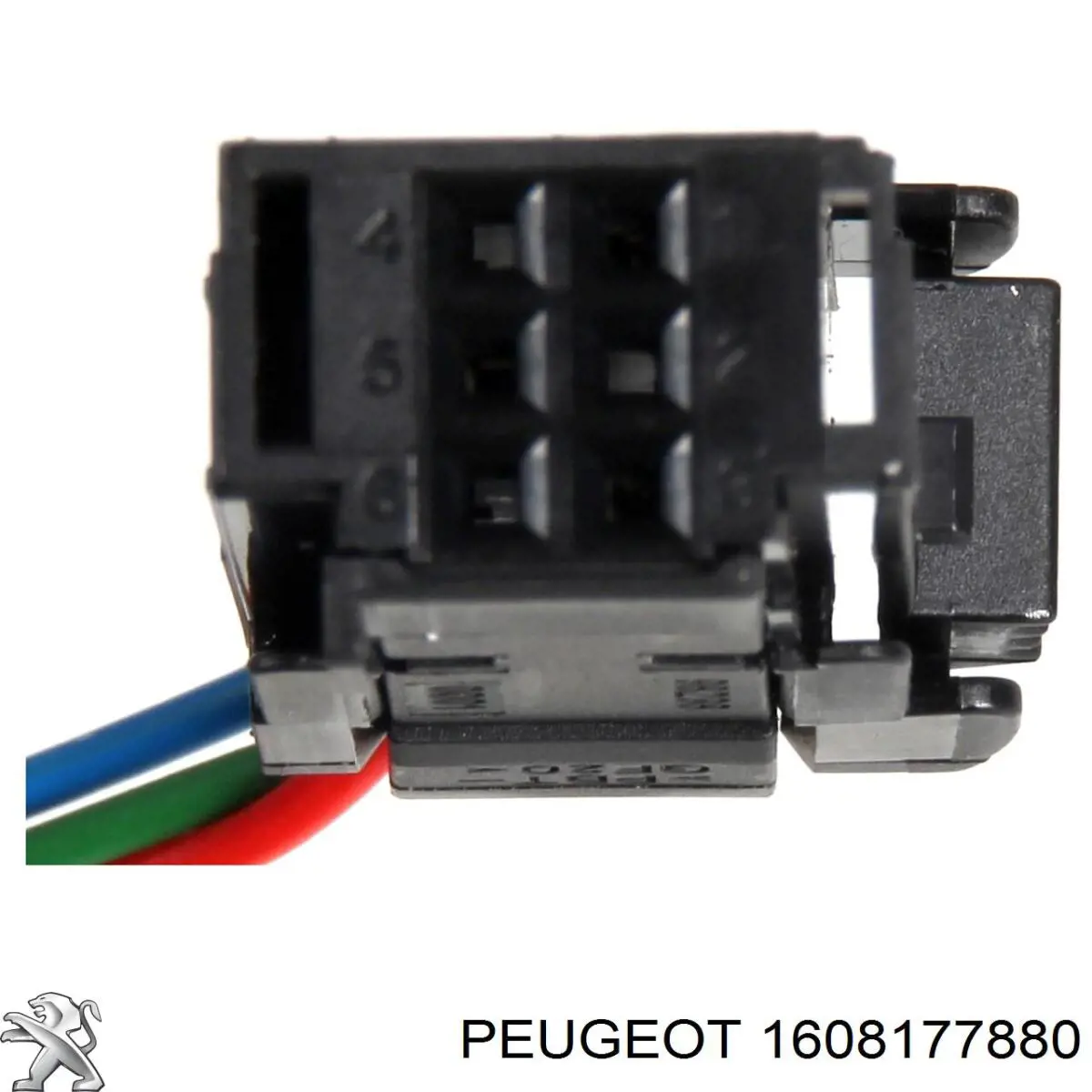 1608177880 Peugeot/Citroen Lusterko wsteczne lewe