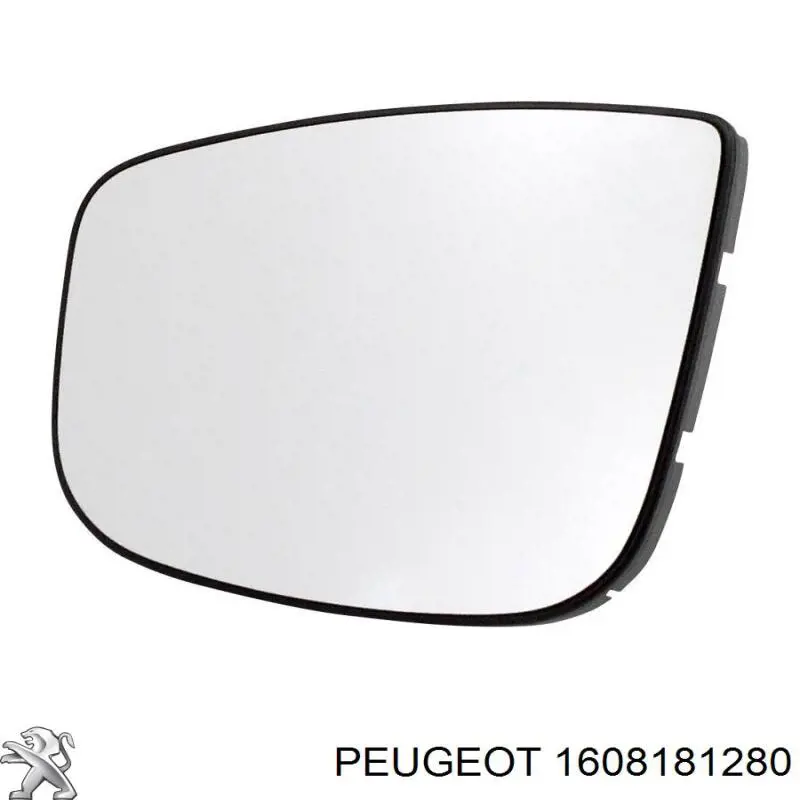 Wkład lusterka wstecznego lewego Peugeot/Citroen 1608181280 cena, od 27,17 USD