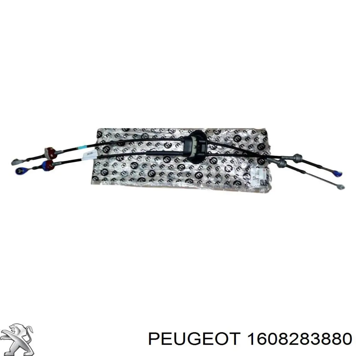 1608283880 Peugeot/Citroen Linka dźwigni zmiany biegów podwójna