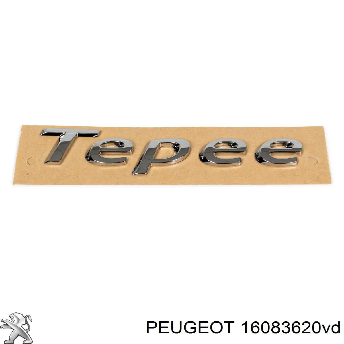 Do koszyka Emblemat na klapę bagaznika (znaczek firmowy) Peugeot Expert TEPEE VF3V