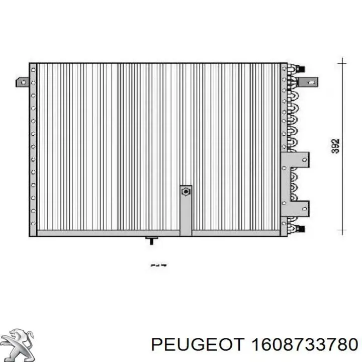 Do koszyka 1608733780 Peugeot/Citroen Uszczelka kolektora ssącego